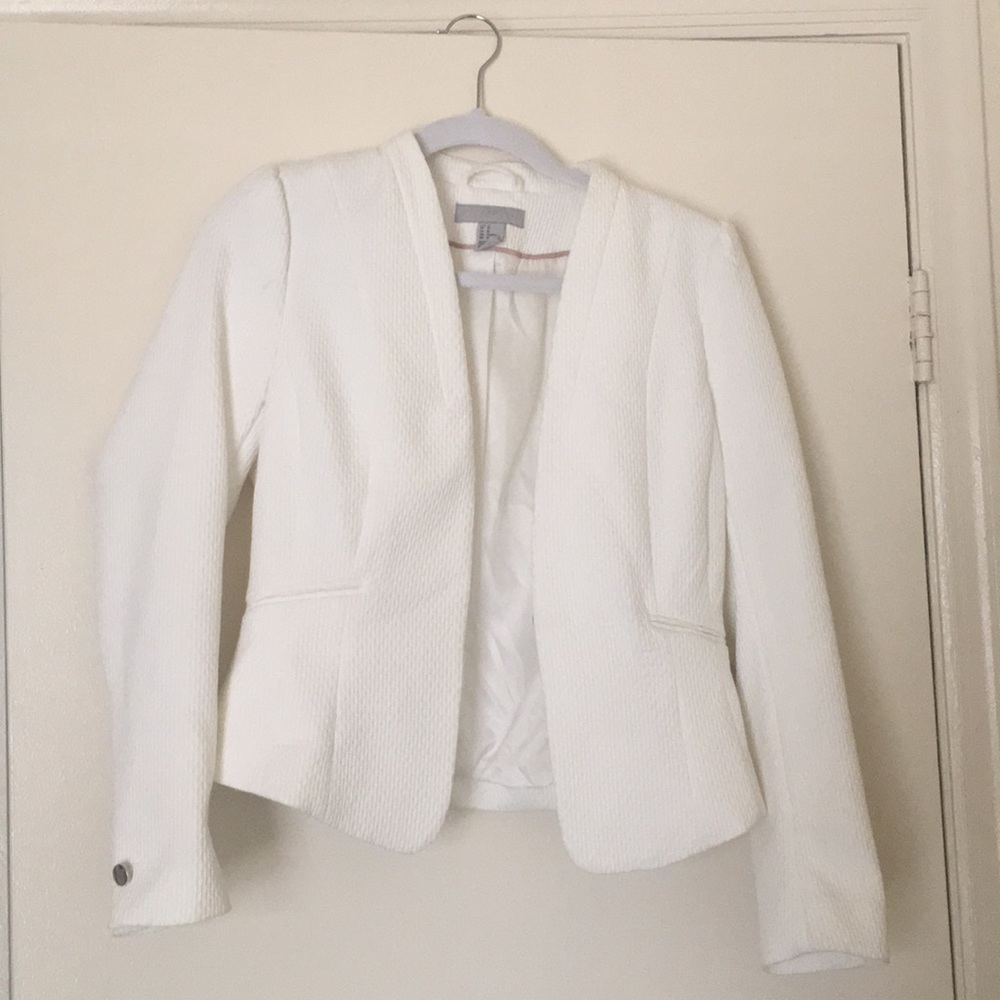 H&M White Blazer
